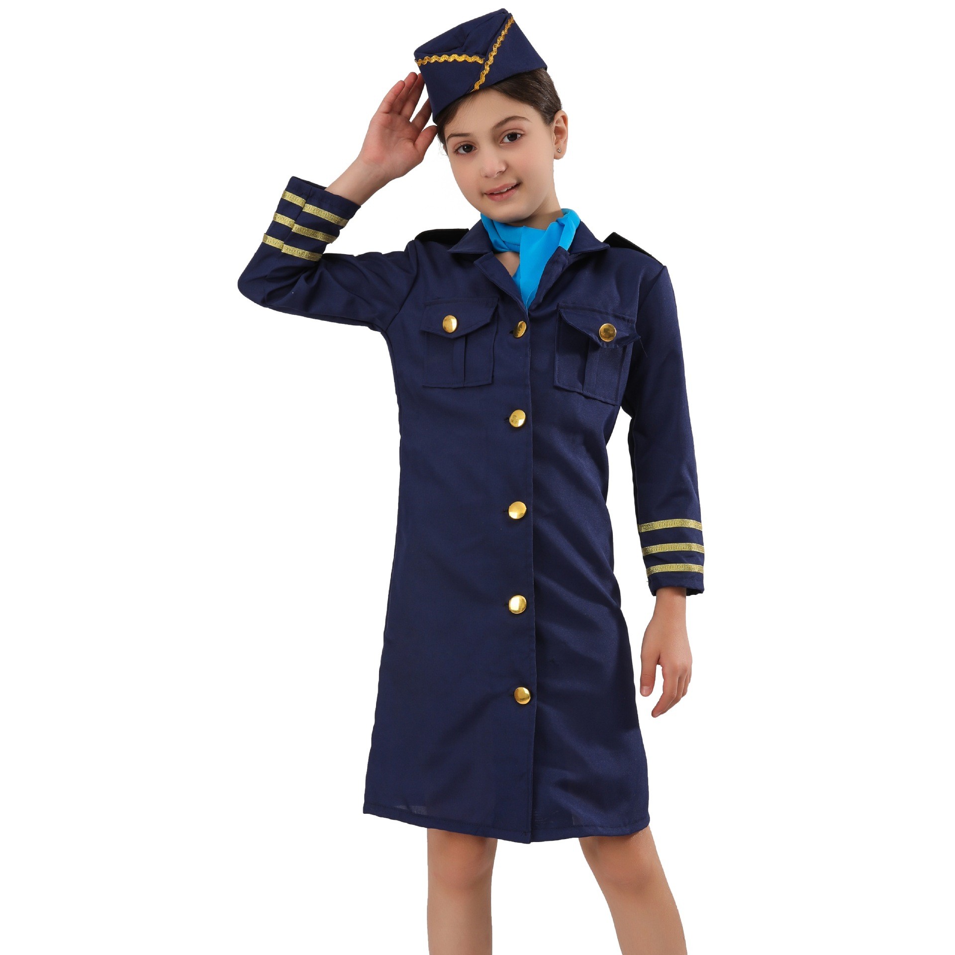 Stewardess performance costume4